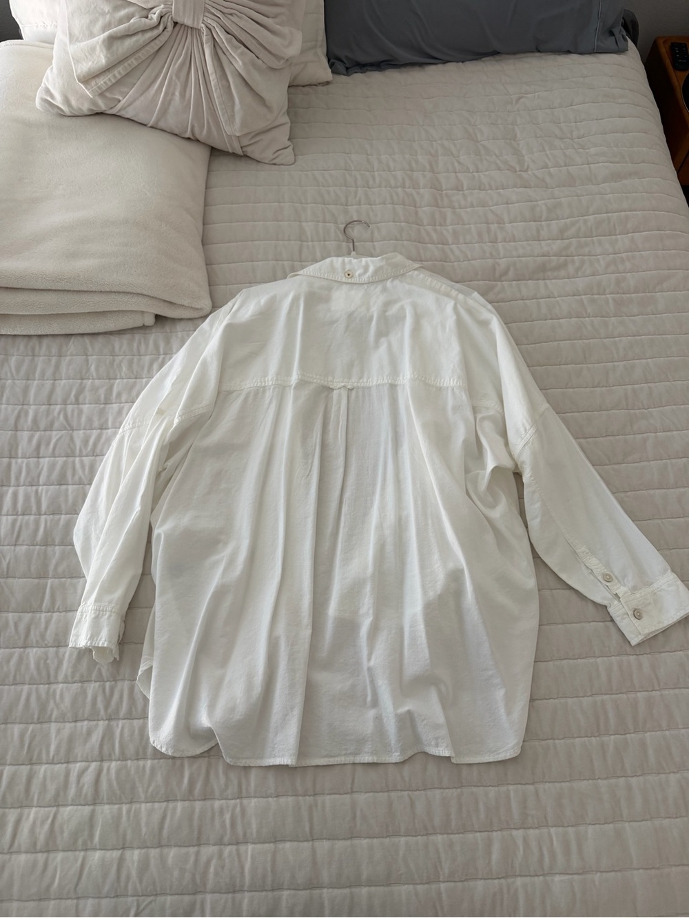 NWT American Eagle oversized fit button up shirt L - Picture 4 of 7